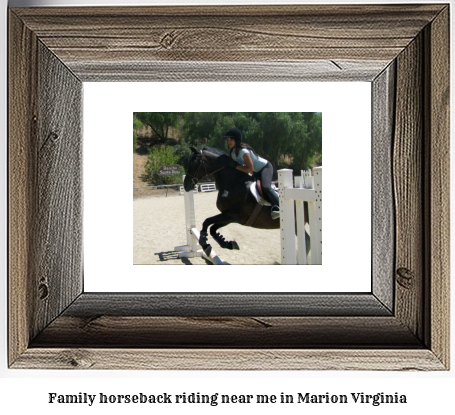 family horseback riding near me in Marion, Virginia